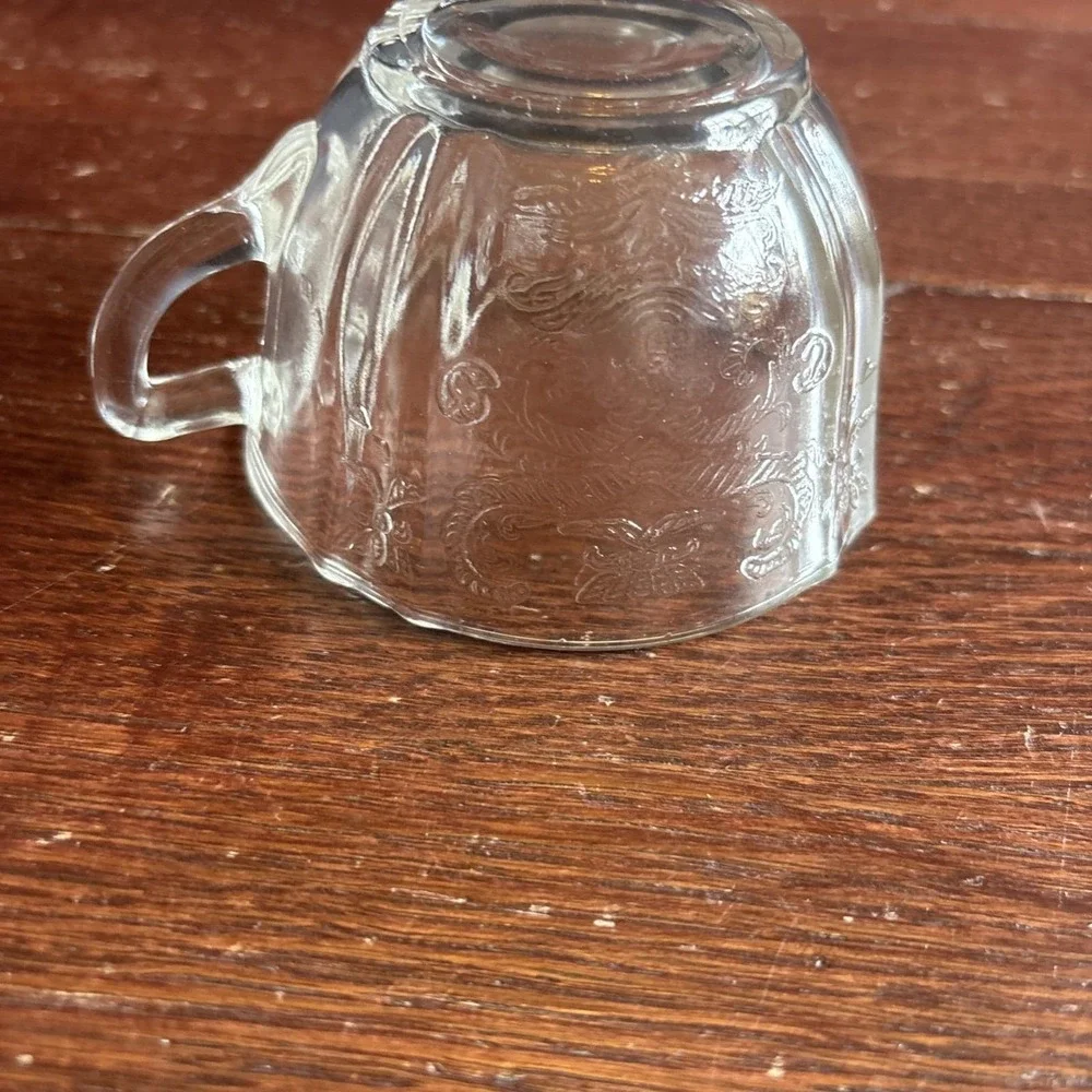 Vintage Indiana Glass Clear Recollection #4498 Punch‎ Cup Tea Cup